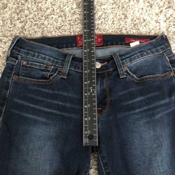 Lucky Brand Charlie Skinny Jeans  Solid Denim Dark Wash Casual Cotton Size 26/2 - Picture 6 of 11
